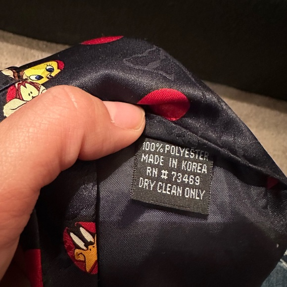 Vintage 1990s Looney Tunes Mania duo Ties! one is 100% silk&other 100% polyester - Picture 4 of 9